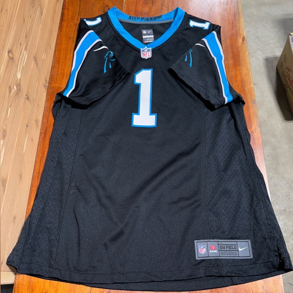 Youth Nike On Field Cam Newton #1 Carolina Panthers NFL Football Jersey L Large - Picture 4 of 10